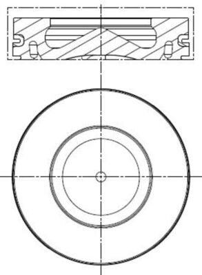 Piston - 081 PI 00100 000 MAHLE