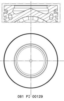 Pistone - 081 PI 00129 000 MAHLE