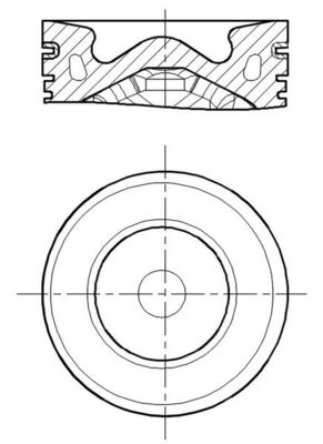 Pistone - 013 PI 00155 001 MAHLE