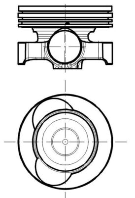 Pistone - 021 PI 00118 100 MAHLE
