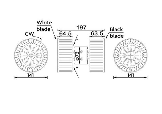 Ventilatore abitacolo - AB 192 000S MAHLE
