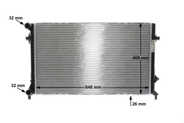 radiatorius, variklio aušinimas - CR 30 000S MAHLE