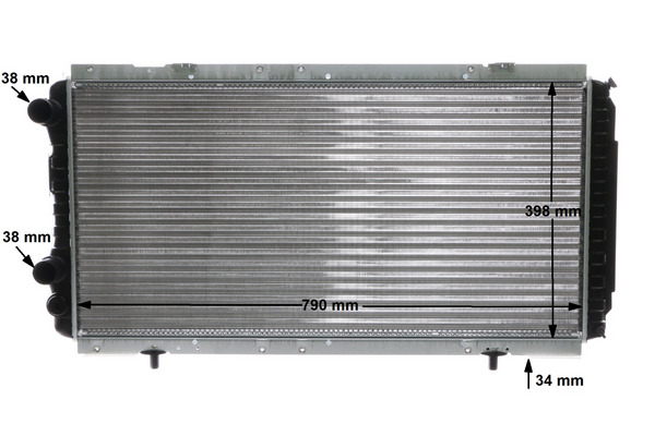Radiator, engine cooling - CR 33 000S MAHLE