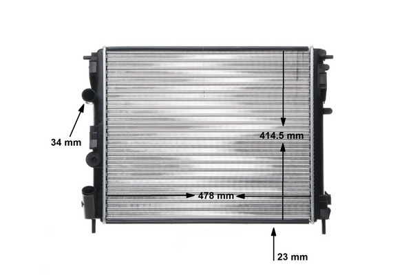 Radiator, engine cooling - CR 35 000S MAHLE