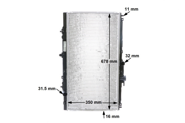 Radiator, engine cooling - CR 202 000S MAHLE