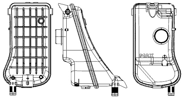 Expansion Tank, coolant - CRT 15 000S MAHLE