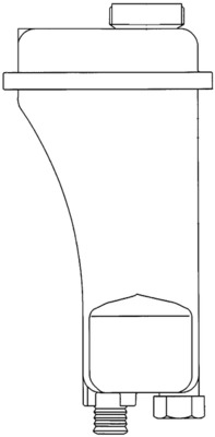 Expansion Tank, coolant - CRT 51 000S MAHLE