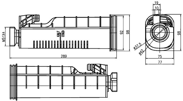 Serbatoio compensazione, Refrigerante - CRT 114 000S MAHLE