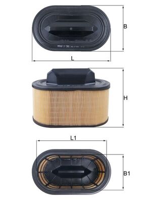 Filtro aria - LX 2966 MAHLE