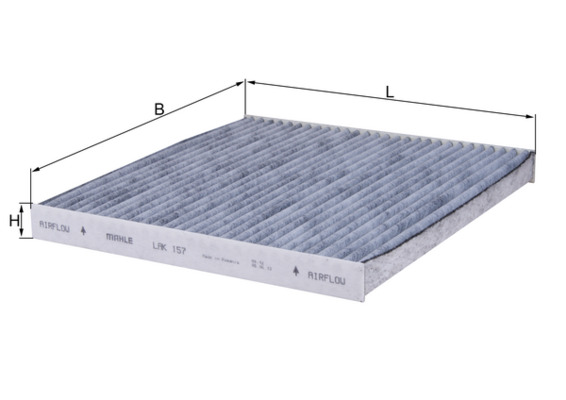 Filter, interior air - LAK 157 MAHLE