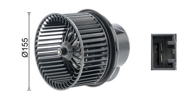 Interior Blower - AB 250 000P MAHLE