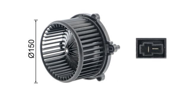 Interior Blower - AB 236 000S MAHLE