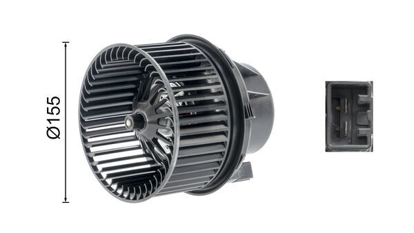 Interior Blower - AB 247 000P MAHLE