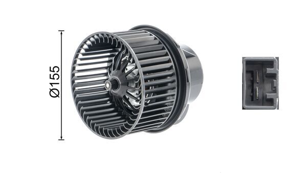 Interior Blower - AB 248 000P MAHLE