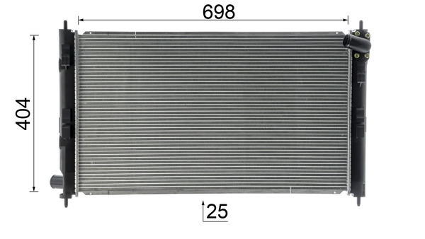 Radiator, engine cooling - CR 1902 000S MAHLE