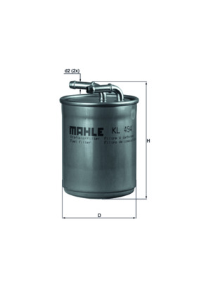 Filtro carburante - KL 494 MAHLE