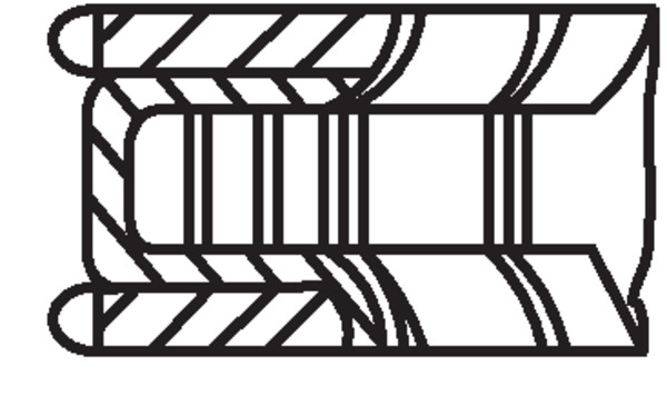 Piston Ring Kit - 082 78 N0 MAHLE