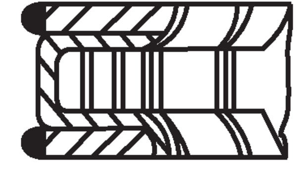 Piston Ring Kit - 014 98 N0 MAHLE
