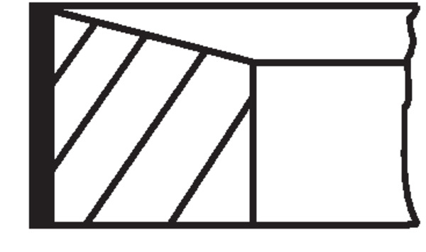 Piston Ring Kit - 011 RS 00107 0N0 MAHLE