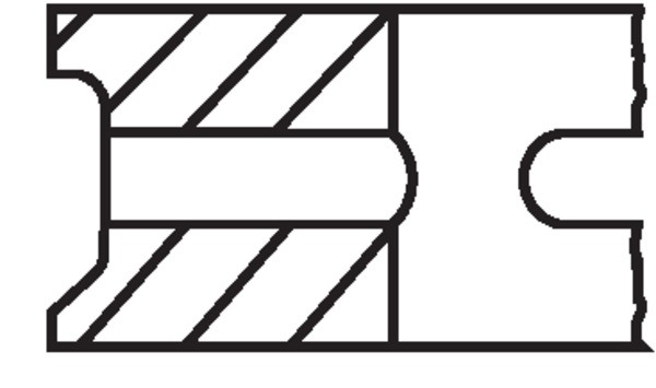 Piston Ring Kit - 014 53 N0 MAHLE