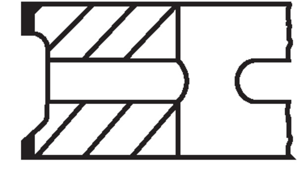 Piston Ring Kit - 014 53 N0 MAHLE