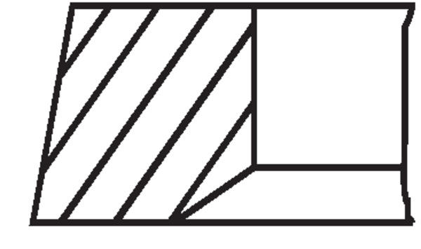 Piston Ring Kit - 022 01 N2 MAHLE