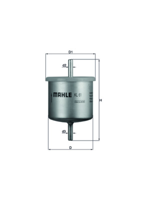 Filtro carburante - KL 61 MAHLE