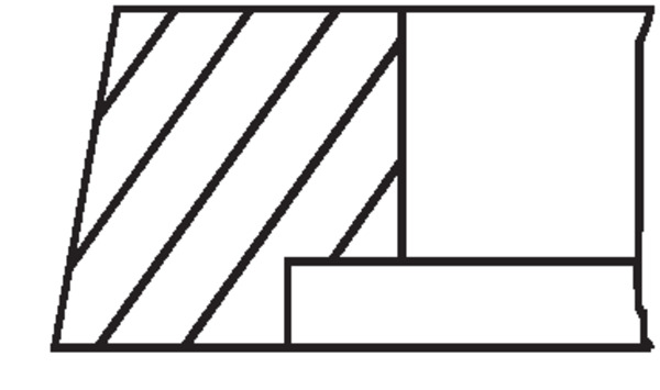Piston Ring Kit - 010 27 N0 MAHLE