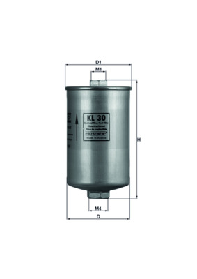 Fuel filter - KL 30 MAHLE