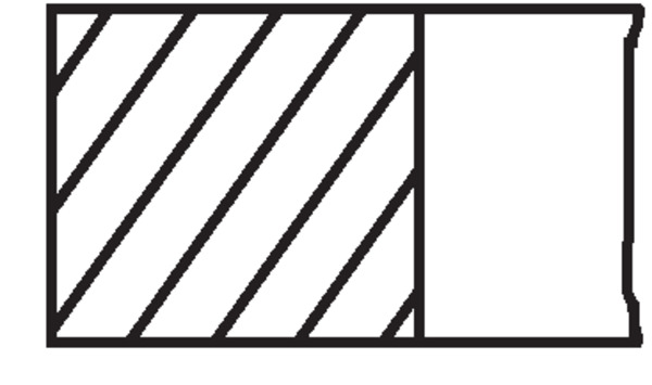Piston Ring Kit - 083 16 N0 MAHLE
