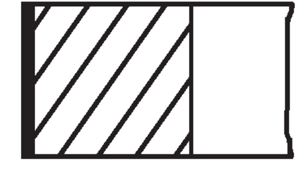 Piston Ring Kit - 011 RS 10106 0N0 MAHLE