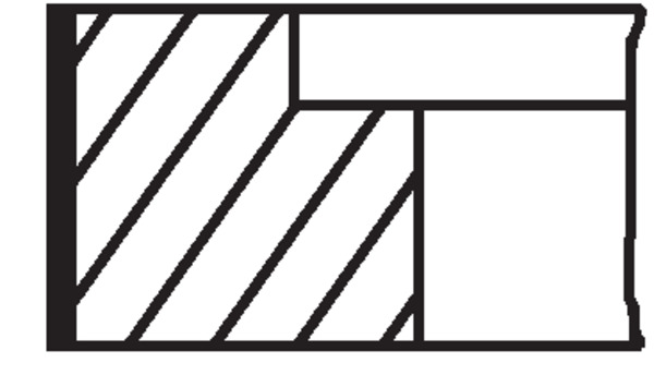Piston Ring Kit - 030 48 N0 MAHLE