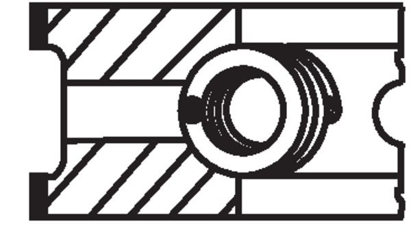Piston Ring Kit - 021 62 N0 MAHLE