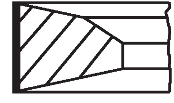 Комплект поршневых колец - 001 RS 11119 0N1 MAHLE