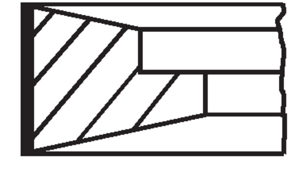 Piston Ring Kit - 151 10 N0 MAHLE