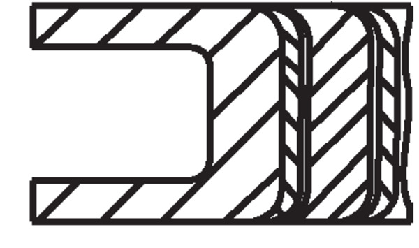 Piston Ring Kit - 031 86 N0 MAHLE