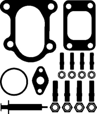 Kit montaggio, Compressore - 001 TA 14934 000 MAHLE