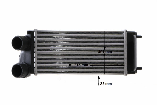 Intercooler, charger - CI 166 000S MAHLE