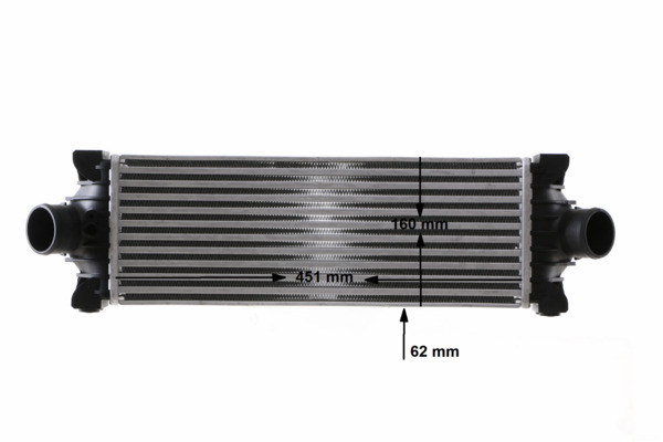 Intercooler, charger - CI 391 000S MAHLE