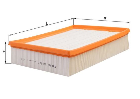 Air Filter - LX 537 MAHLE