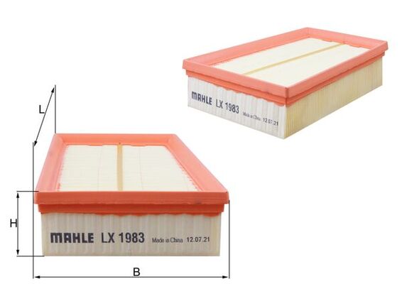 Filtro aria - LX 1983 MAHLE