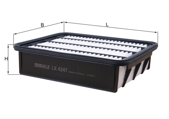 oro filtras - LX 4247 MAHLE