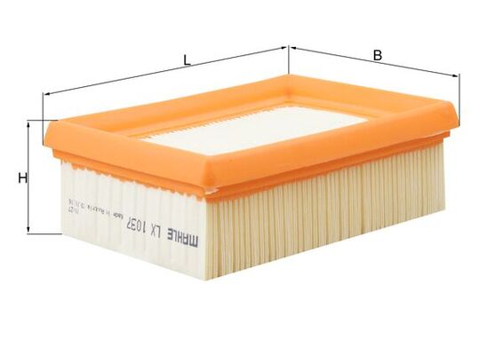 Air Filter - LX 1037 MAHLE