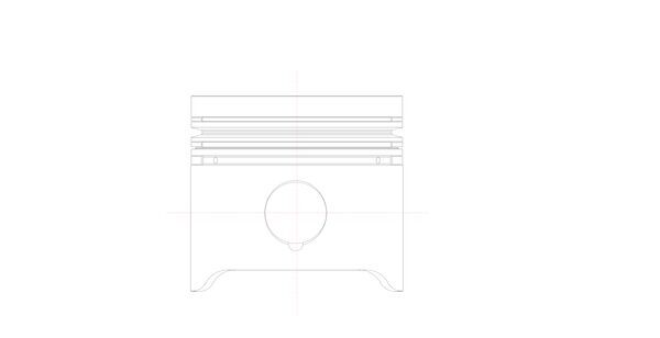 stūmoklis - 001 76 01 MAHLE
