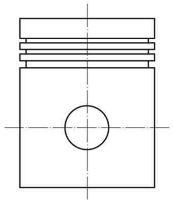 Piston - 015 61 00 MAHLE