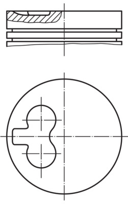 Piston - 040 01 00 MAHLE