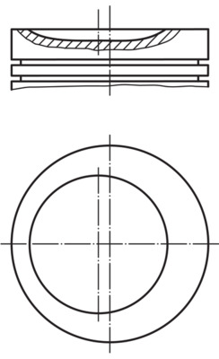 Pistone - 011 62 01 MAHLE