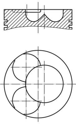 Pistone - 028 06 00 MAHLE