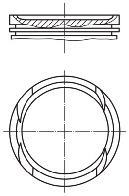 Kolben - 011 PI 00112 002 MAHLE