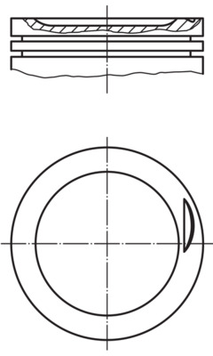 Piston - 030 83 00 MAHLE